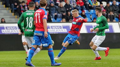 Plzeň doma zdolala Jablonec 1:0 díky ráně Procházky a bodově dotáhla Slavii