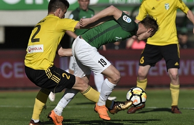 Jablonec slaví devátou jarní výhru, o vítězství nad Karinou rozhodl Doležal